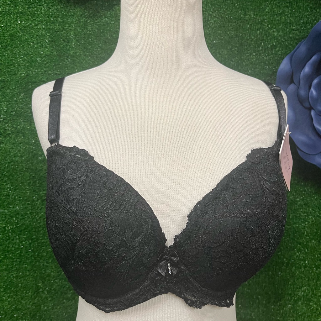 Smart & Sexy Black Lace Bra Size 34dd Brand New